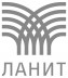 Lanit logo вертик серый