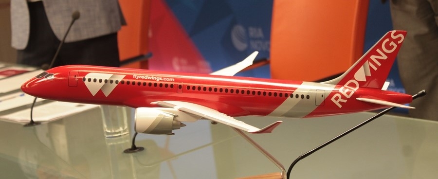 Первым Airbus A220 в парке Red Wings ожидается самолет в эксклюзивной красной ливрее. Фото: Андрей Блудов